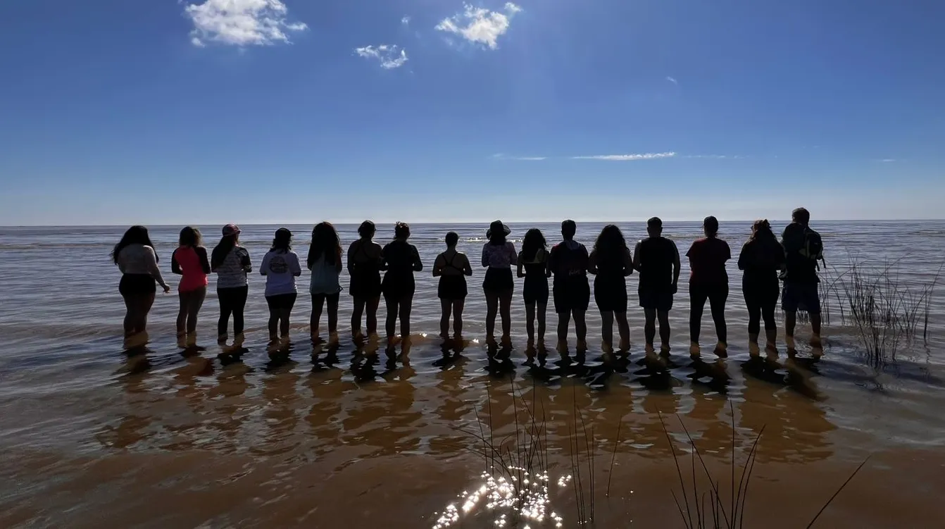 Deporte nautico en el rio de Hudson